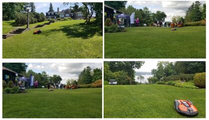 Swedish Residence Grounds in Rockcliffe Park Ottawa Auto Mower YARMAND